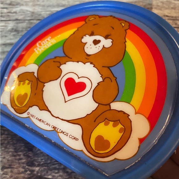Vintage 1983 Care Bears Playtime Products, Inc. Blue AM RADIO TENDERHEART Bear - Picture 2 of 13